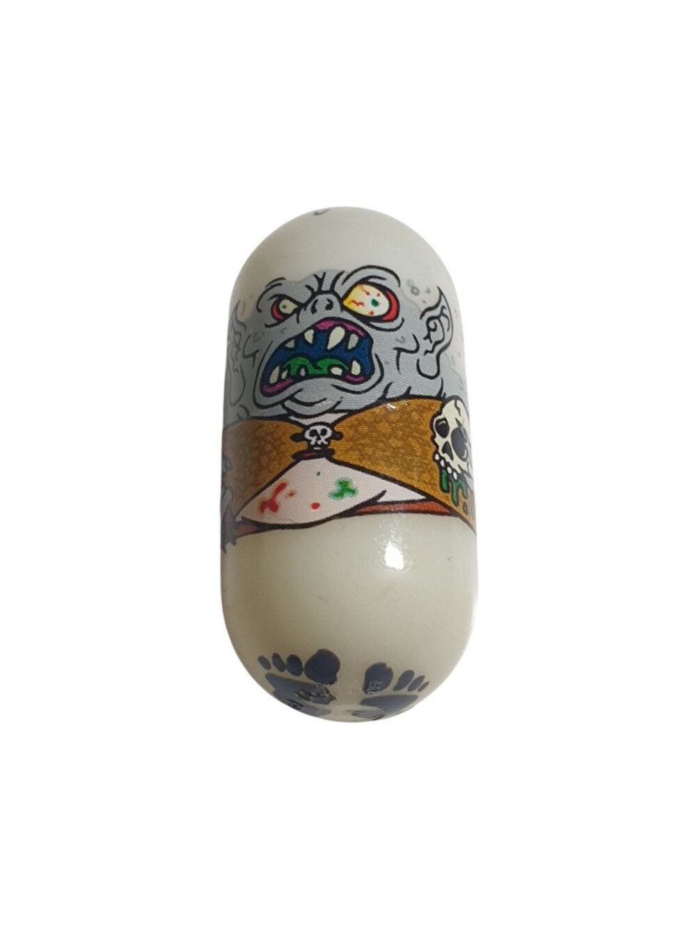 Mighty Beanz Troll Bean 122 Glow In The Dark Collectible Capsule Toy 2002 Moose